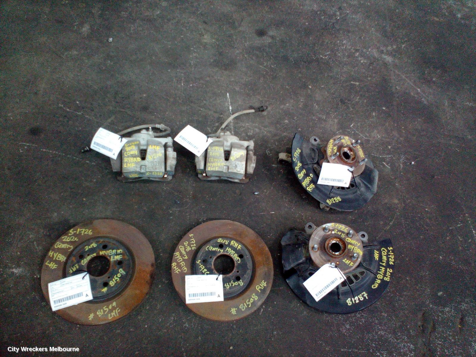 TOYOTA CAMRY CALIPER, LH FRONT, XV70, 09/2017 ONWARDS - Image 3
