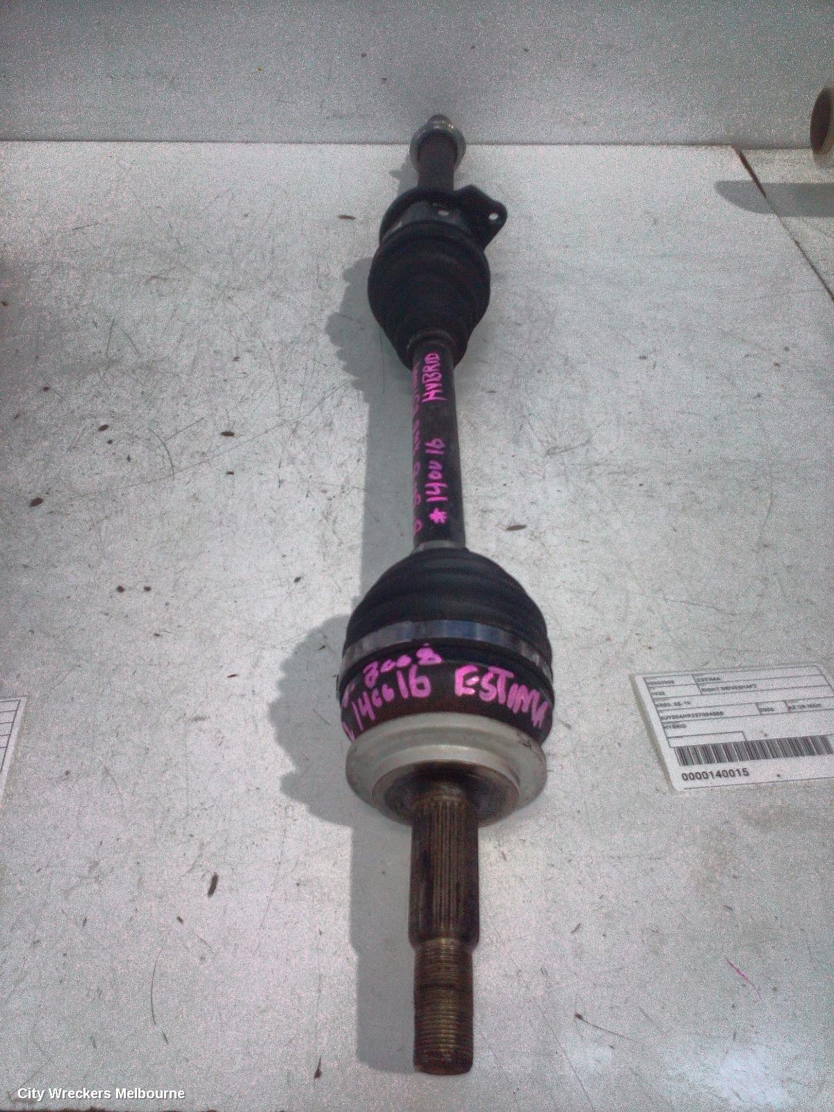 TOYOTA ESTIMA RIGHT DRIVESHAFT, AHR20, FRONT, AUTO, PETROL, 2.4, HEV, 05-19 (IMPORT) - Image 1