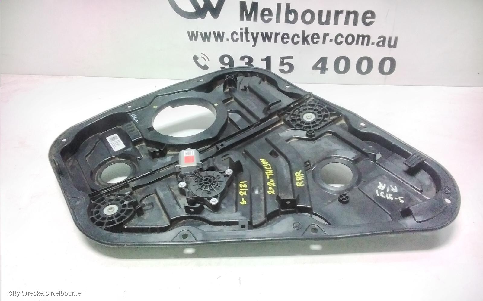HYUNDAI TUCSON RIGHT REAR WND REG/MOTOR, TL, DOOR REG ASSY (REG AND MOTOR), ACTIVE/ELITE/HIGHLANDER, 07/2015 - 01/2021 - Image 3