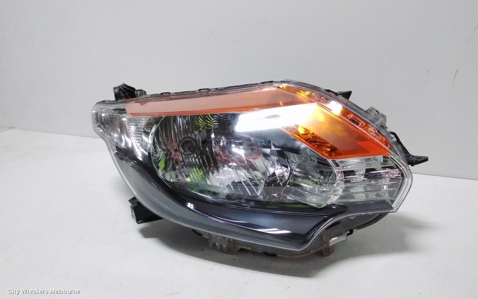 MITSUBISHI TRITON RIGHT HEADLAMP, MQ, HALOGEN TYPE, CLEAR INSERT, 03/2015 - 10/2018 - Image 2