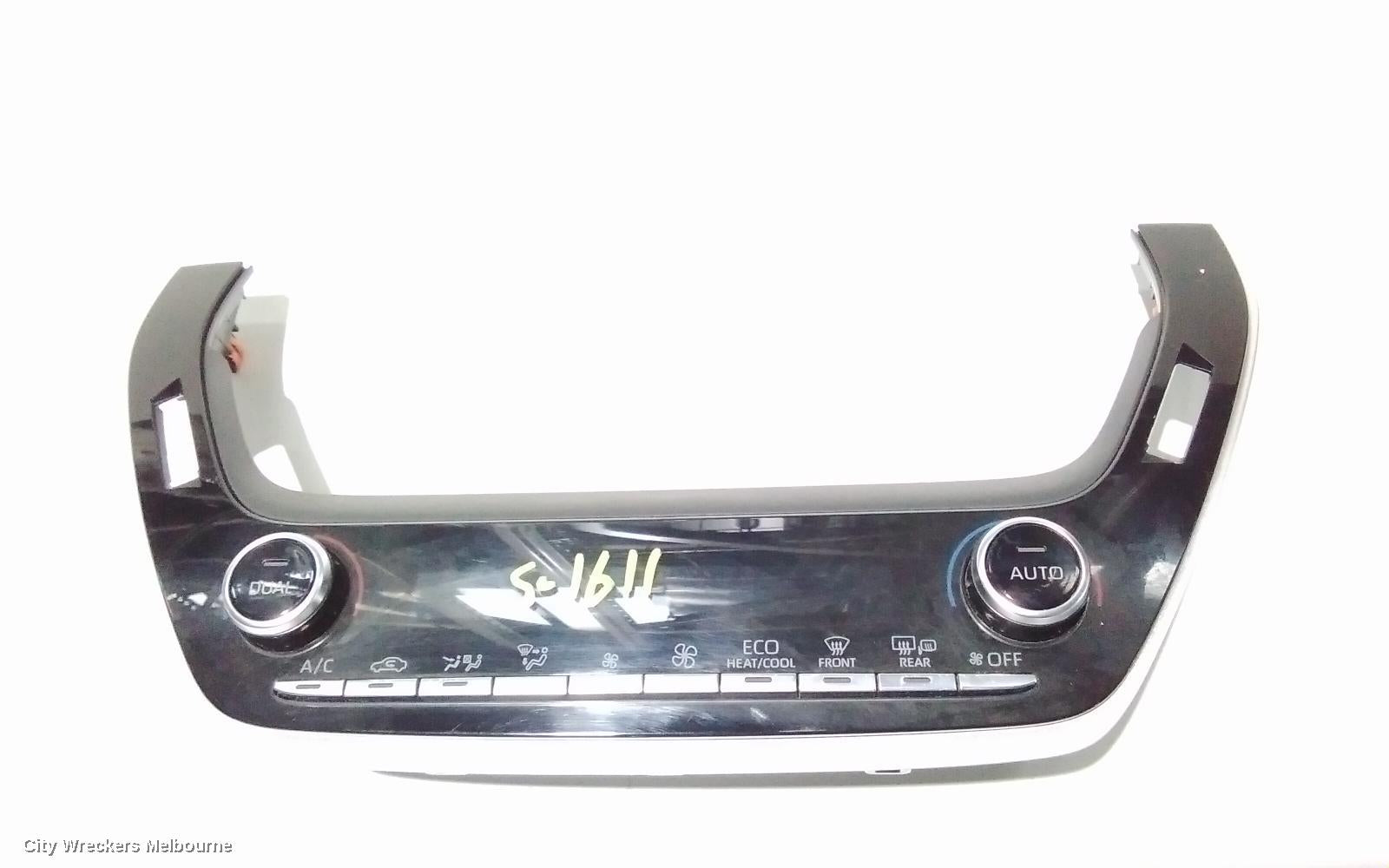 TOYOTA COROLLA HEATER/AC CONTROLS, E210, DUAL ZONE CLIMATE CONTROL TYPE, W/ DUAL BUTTON TYPE, 07/2018 ONWARDS - Image 2