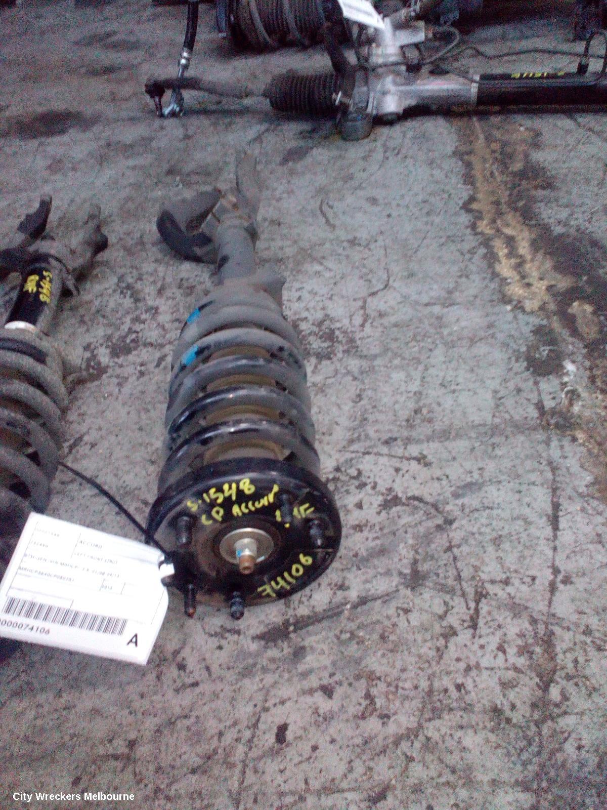HONDA ACCORD LEFT FRONT STRUT, 8TH GEN (VIN MRHCP), 3.5, 02/2008 - 04/2013 - Image 1