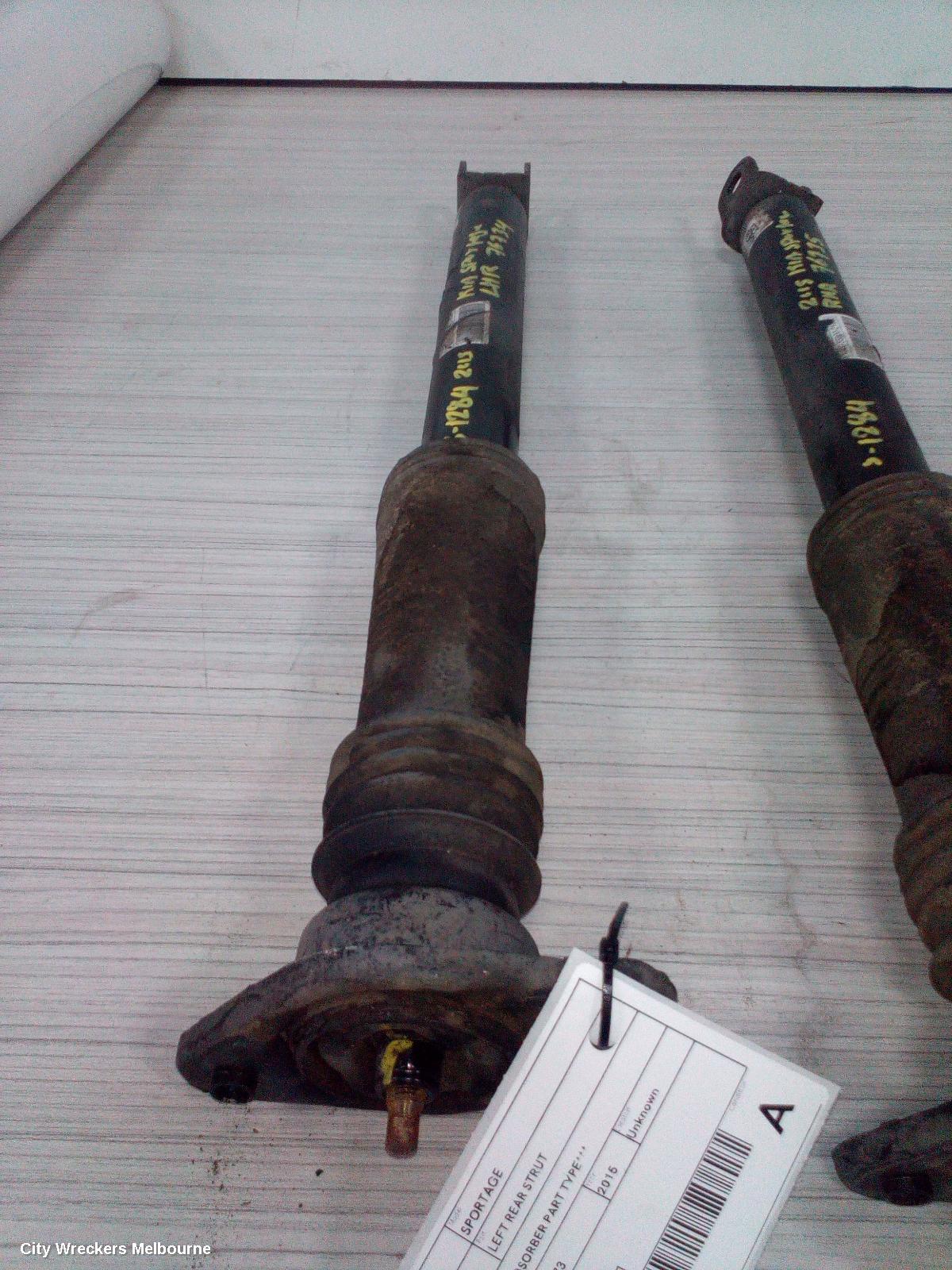 KIA SPORTAGE LEFT REAR STRUT, ***USE SHOCK ABSORBER PART TYPE*** - Image 1