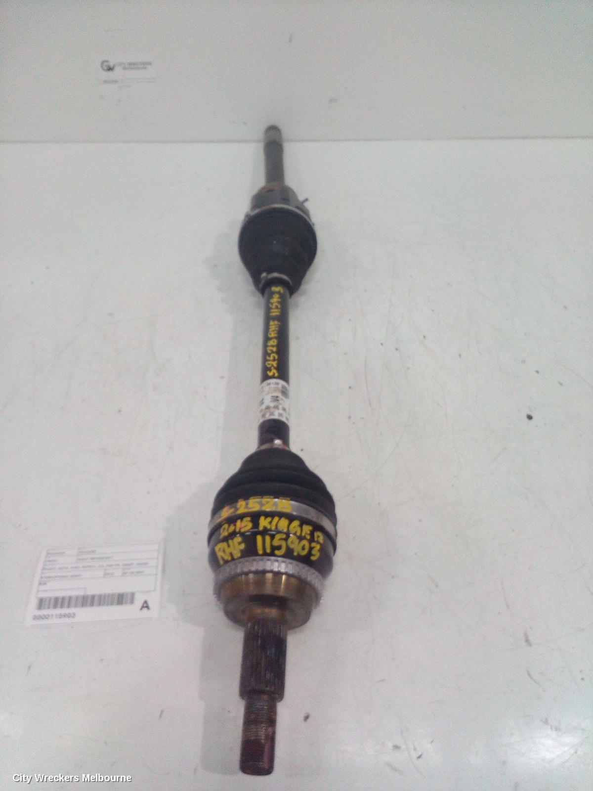 TOYOTA KLUGER RIGHT DRIVESHAFT, FRONT, AUTO, AWD, PETROL, 3.5, 2GR-FE, U660F, GSU50-GSU55, 12/2013 - 10/2016 - Image 1