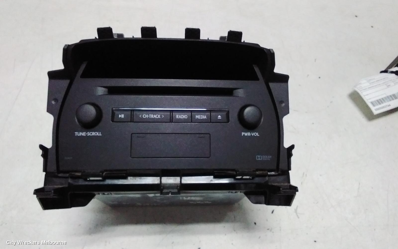 LEXUS NX RADIO/CD/DVD/SAT/TV, HEAD UNIT, AGZ/AYZ#, 02/2014 - 08/2017 - Image 1