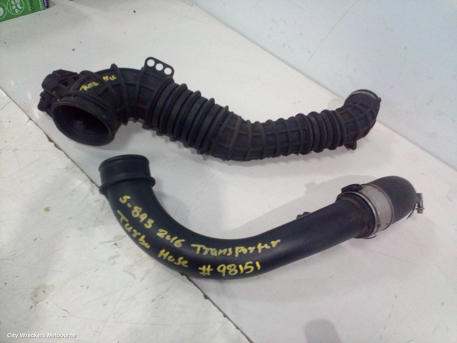 VOLKSWAGEN TRANSPORTER, T6, 07/2015 - 08/2024, TURBO HOSE: 98151 - Image 1