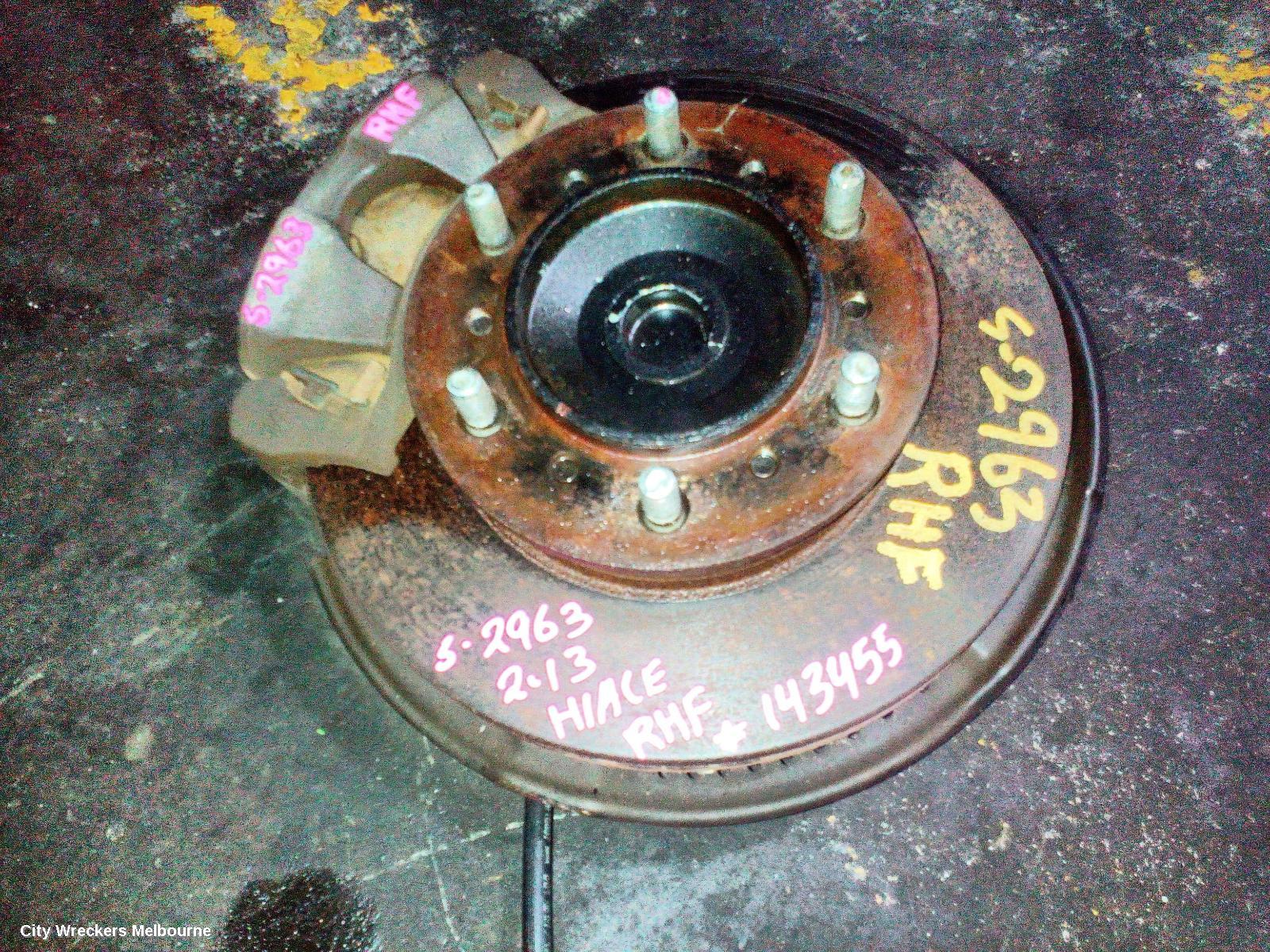 TOYOTA HIACE RIGHT FRONT HUB ASSEMBLY, TRH/KDH, ABS TYPE, 2WD, 01/2005 - 04/2019 - Image 1