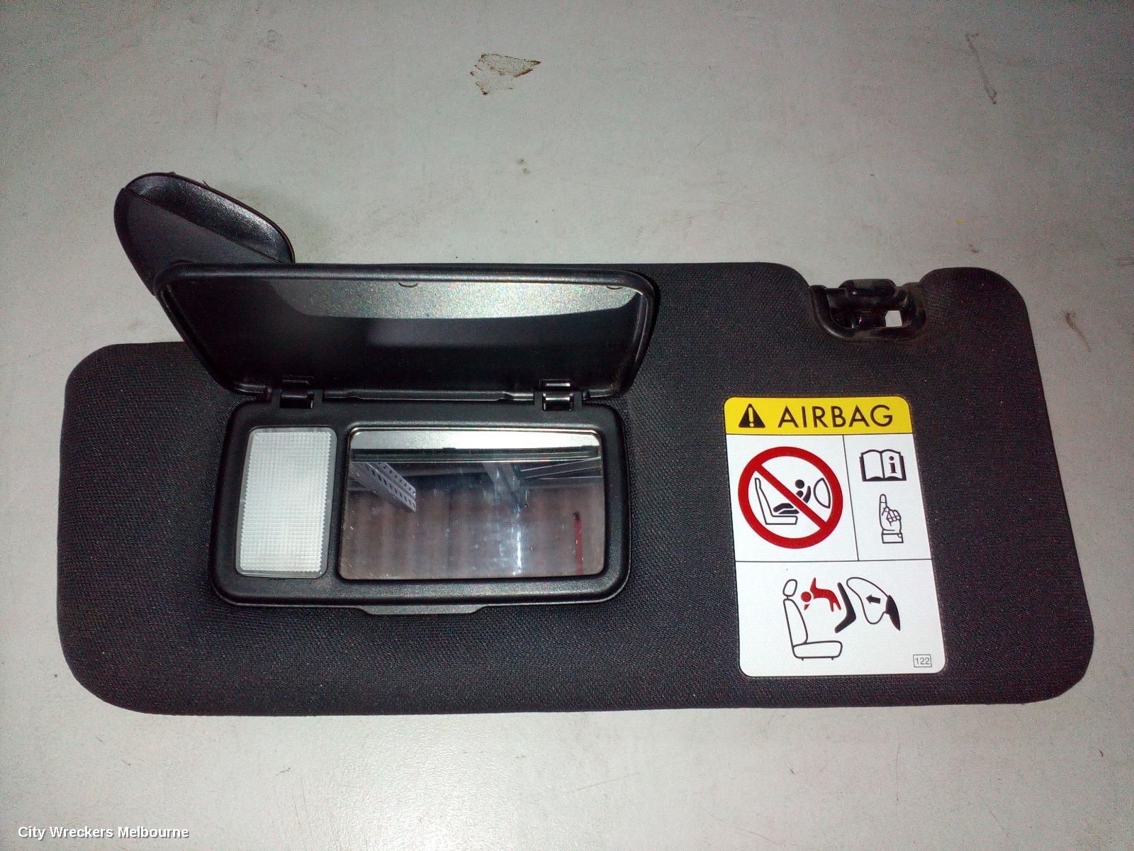 SUBARU WRX SUNVISOR, V1, LH SIDE, 03/2014 ONWARDS - Image 1