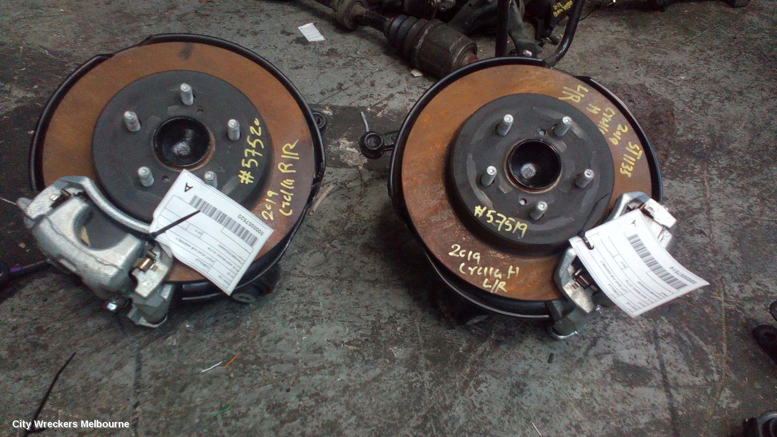 TOYOTA COROLLA LEFT REAR HUB ASSEMBLY, E210, AISIN BRAND, 07/2018 ONWARDS - Image 1