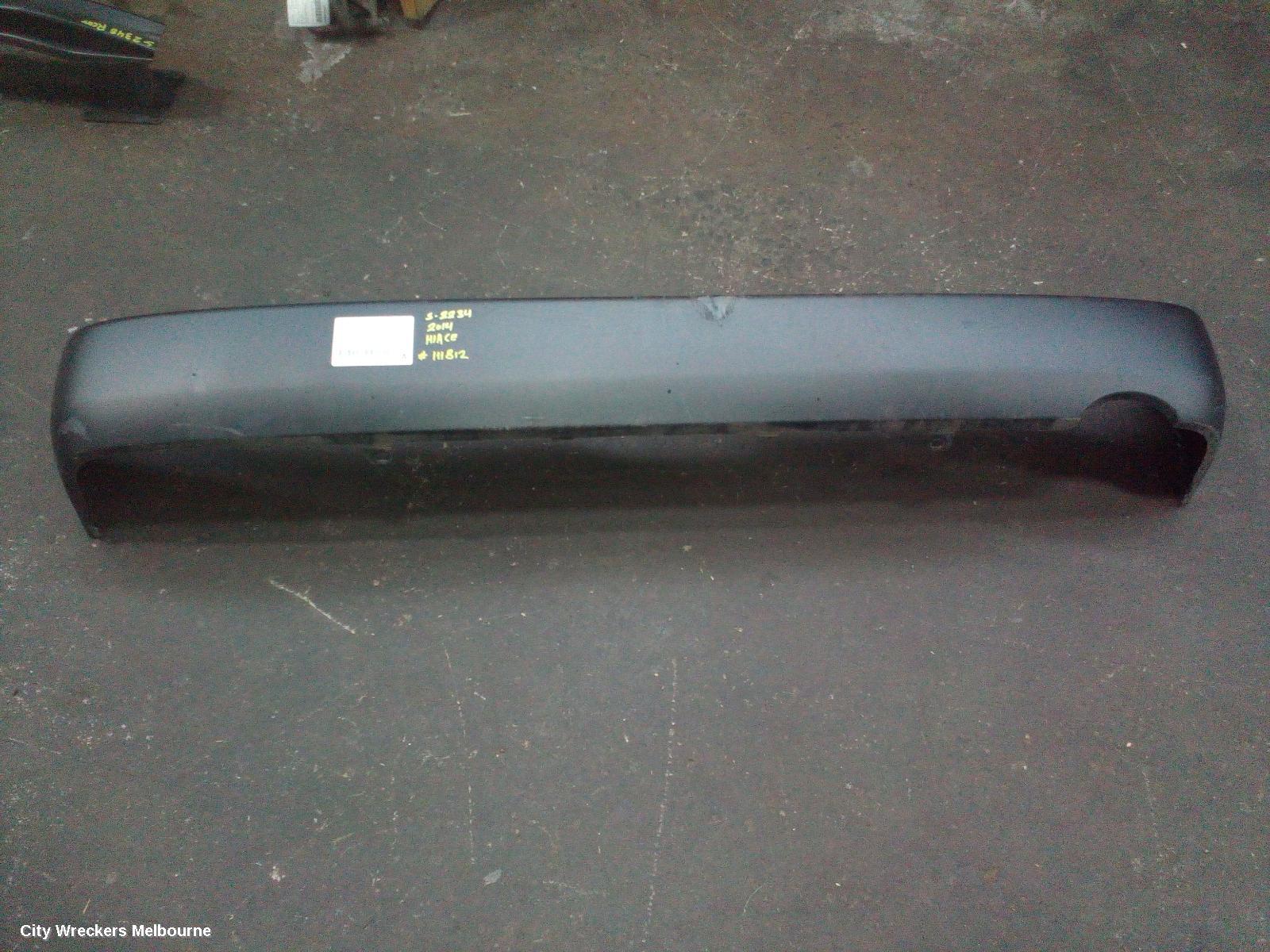 TOYOTA HIACE REAR BUMPER, TRH/KDH, LWB/SWB, NON STEP TYPE, 03/2005 - 04/2019 - Image 1