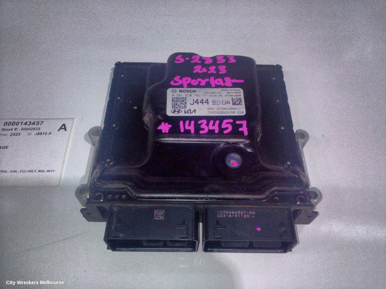 KIA SPORTAGE ECU, ENGINE ECU, 2.0, PETROL, G4NL, ECU ONLY, NQ5, 09/2021 ONWARDS - Image 1