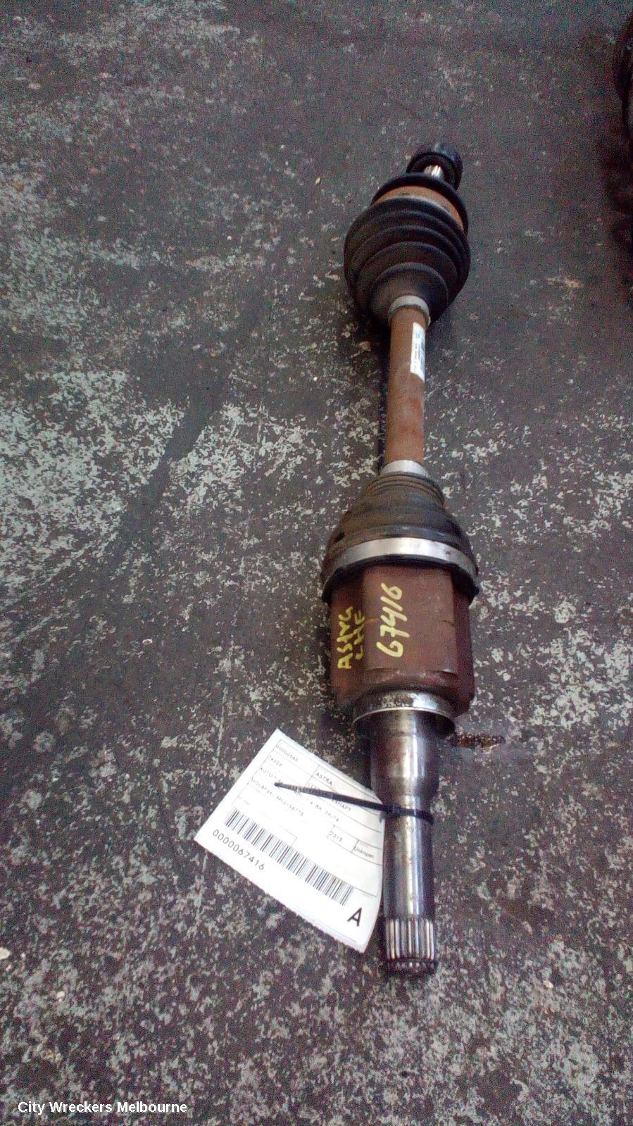 HOLDEN ASTRA LEFT DRIVESHAFT, AUTO T/M, PETROL, 1.4, BK, 09/2016 ONWARDS - Image 3