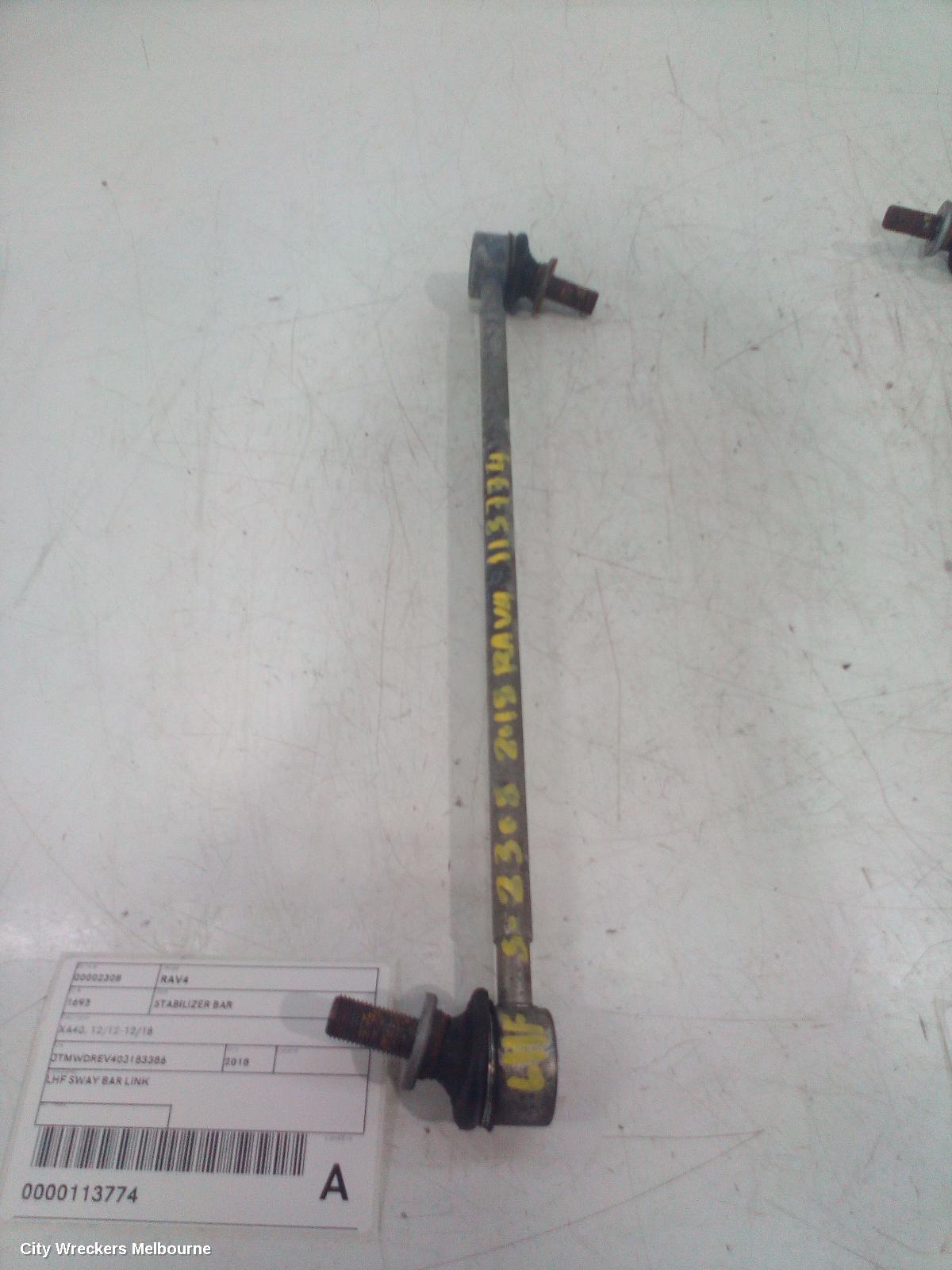 TOYOTA RAV4 STABILISER BAR, XA40, 12/2012 - 12/2018 - Image 2