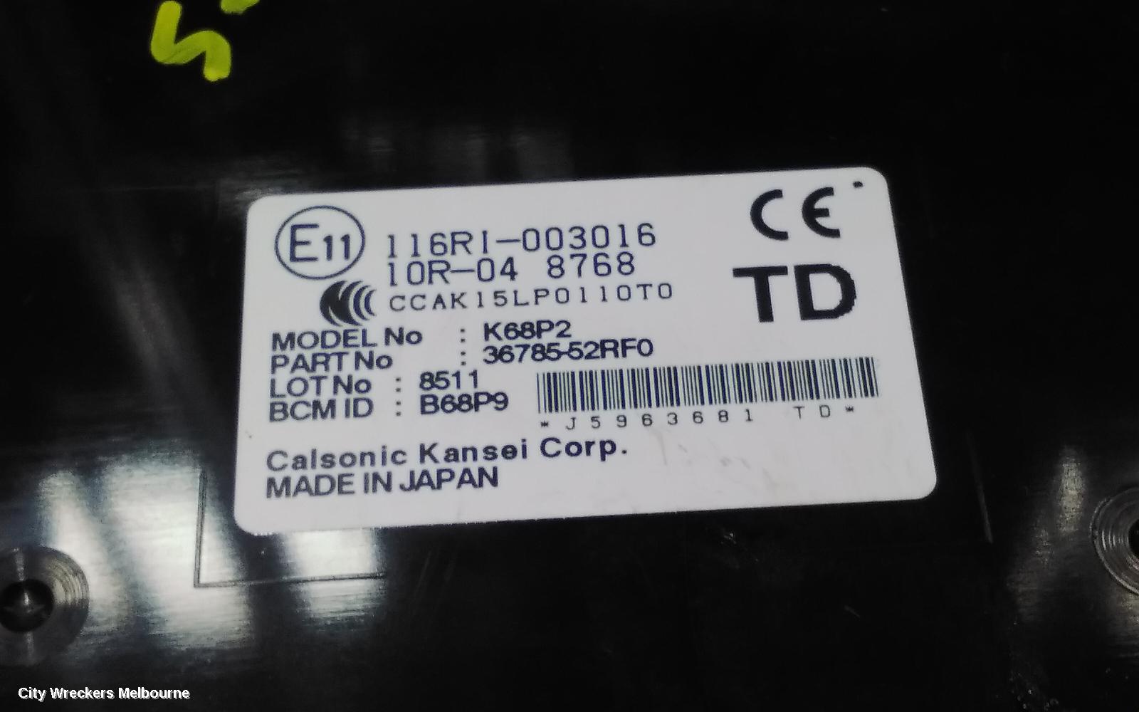 SUZUKI SWIFT ECU, ENGINE ECU, 1.2, PETROL, ECU ONLY, AZ, 04/2017 ONWARDS - Image 2