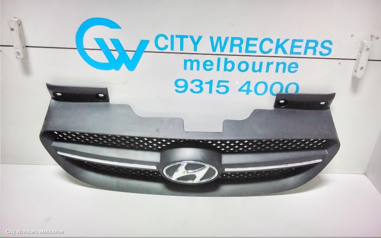 HYUNDAI GETZ GRILLE, RADIATOR GRILLE, TB, PRIME/CHROME, 10/2005 - 07/2008 - Image 2