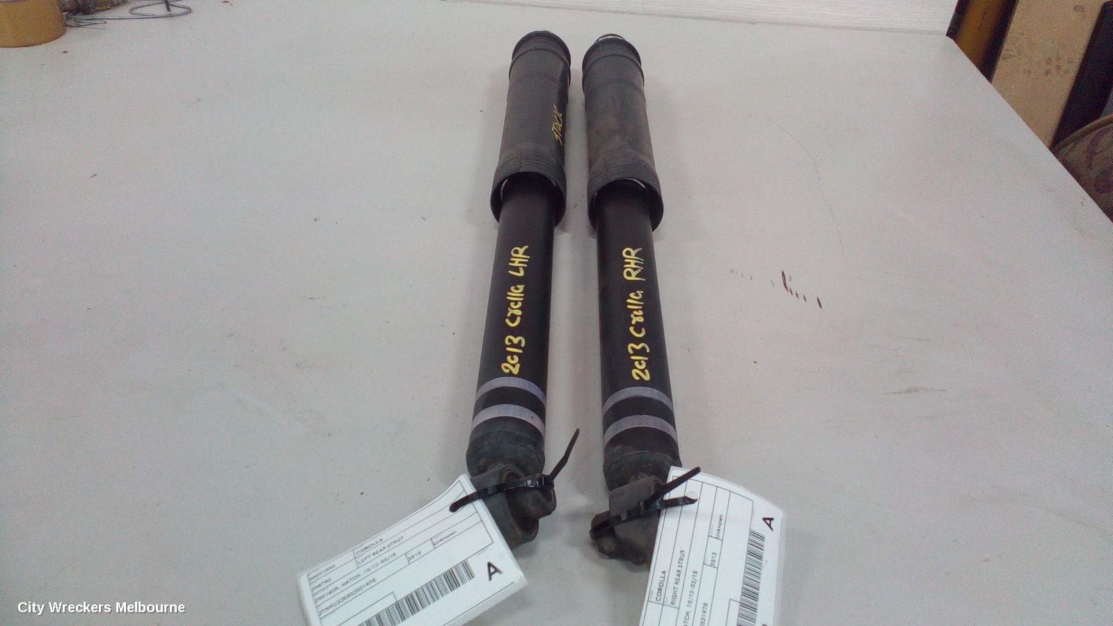 TOYOTA COROLLA RIGHT REAR STRUT, ZRE182R, HATCH, 10/2012 - 03/2015 - Image 2