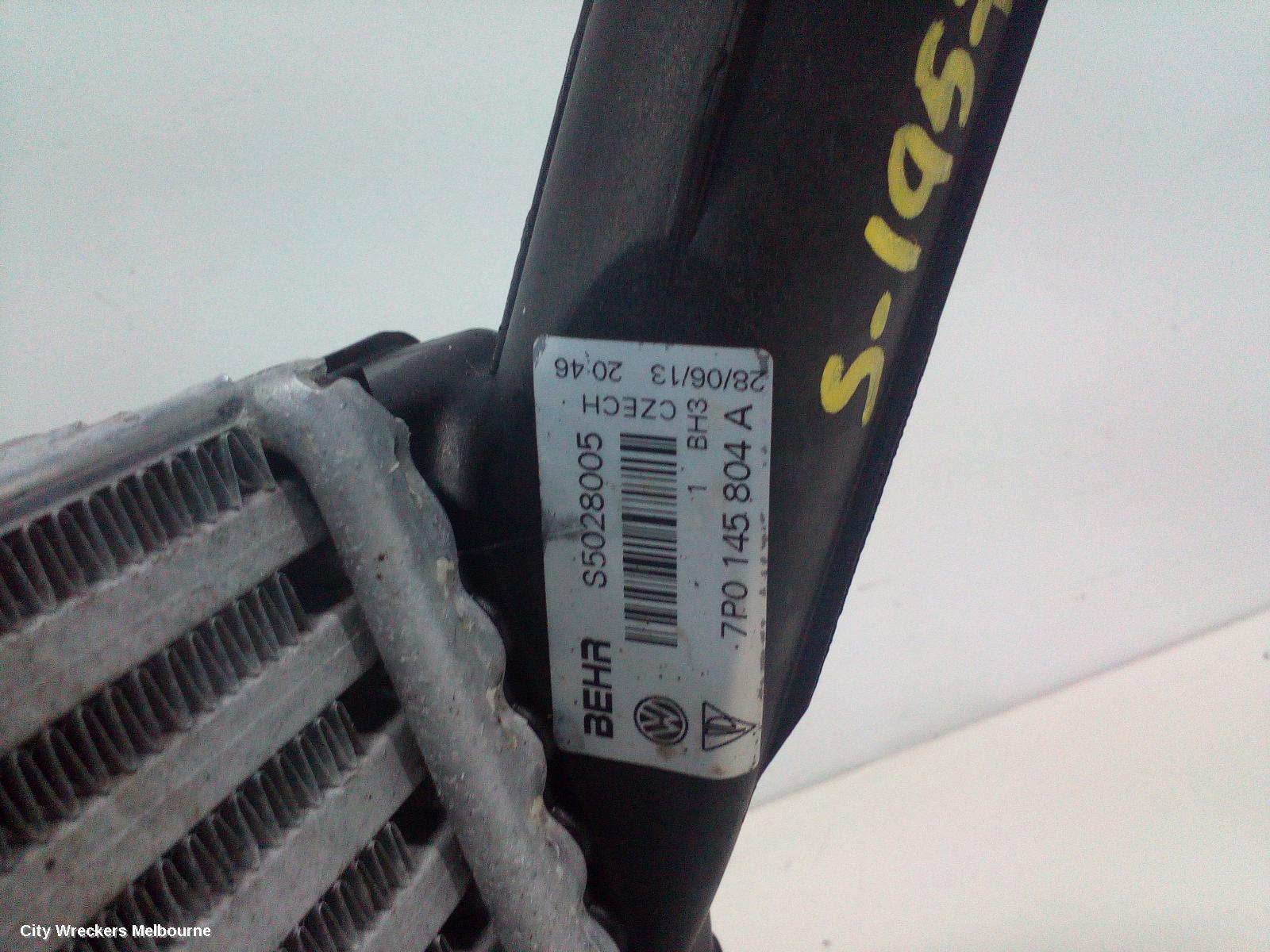 AUDI Q7, 4L, 09/2006 - 08/2015, RH INTERCOOLER: 91537 - Image 3