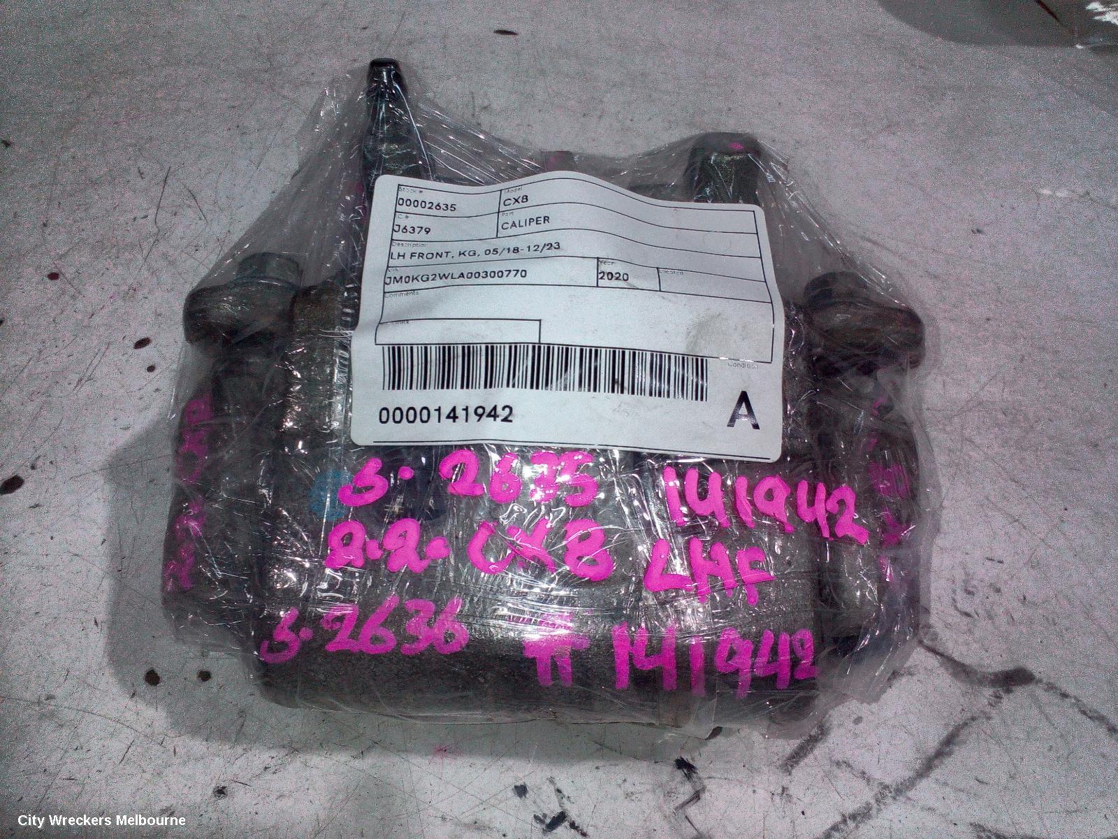 MAZDA CX8 CALIPER, LH FRONT, KG, 05/2018 - 12/2023 - Image 3