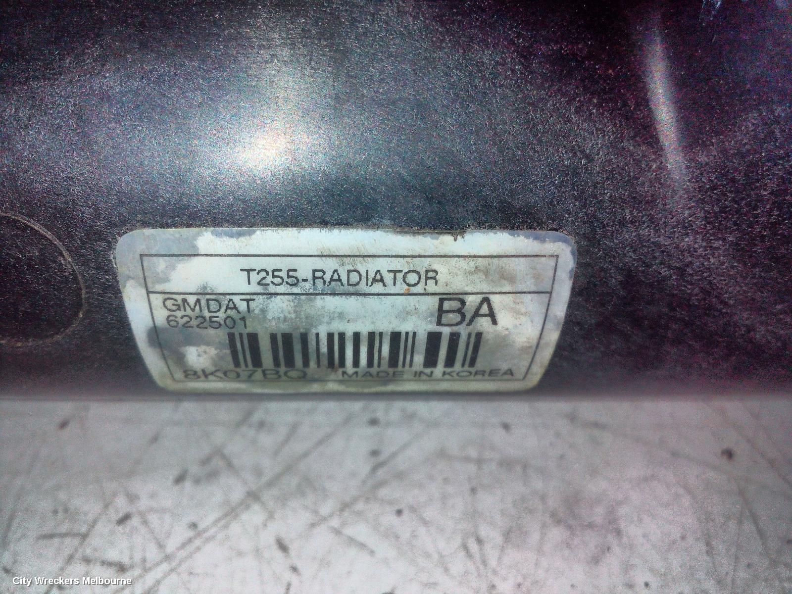 HOLDEN BARINA RADIATOR, AUTO, 1.6, F16D3, TK, 07/2008 - 12/2012 - Image 2