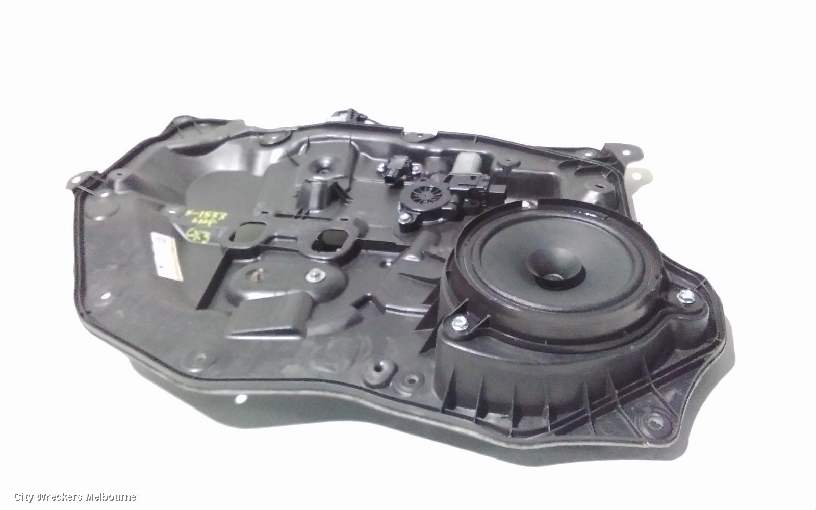 MAZDA CX3 LEFT FRONT WINDOW REG/MOTOR, DK, 02/2017 ONWARDS - Image 1