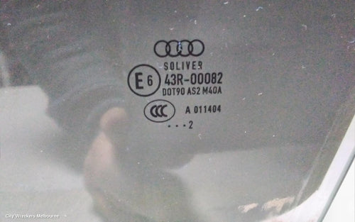AUDI A1 LEFT FRONT DOOR WINDOW, 8X, 5DR HATCH, 03/2012 - 10/2018 - Image 2