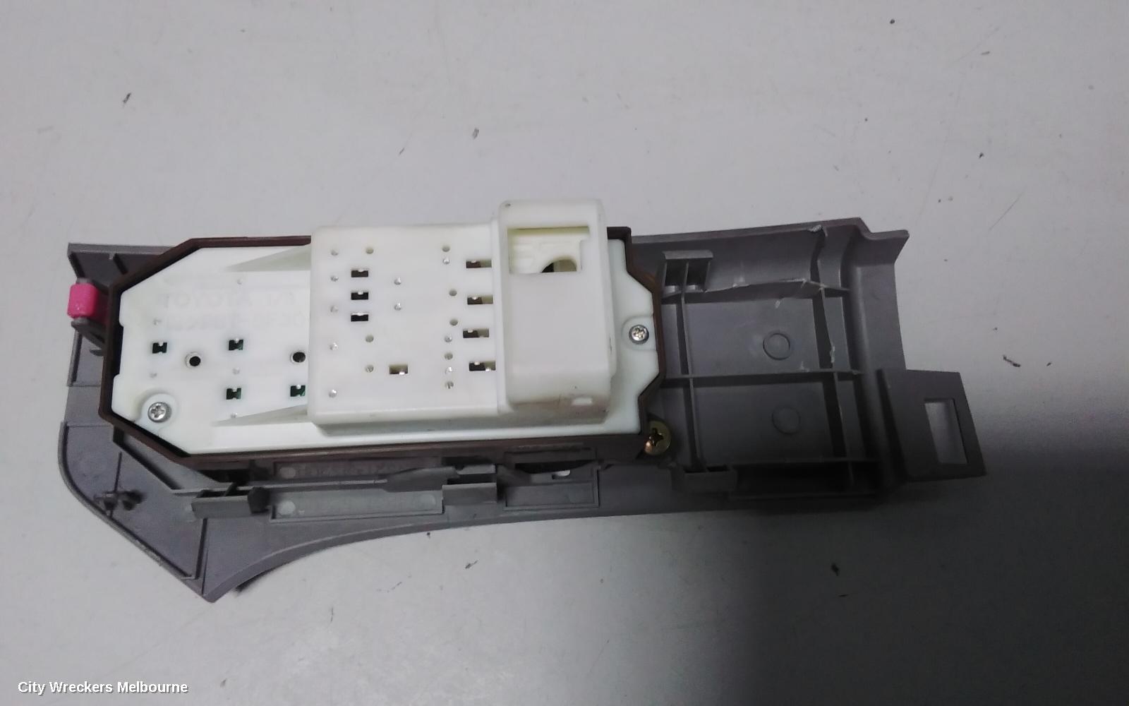 TOYOTA YARIS PWR DR WIND SWITCH, RH FRONT (MASTER SWITCH), 2 SWITCH TYPE, 3DR HATCH, NCP9#, 10/2005 - 07/2011 - Image 3