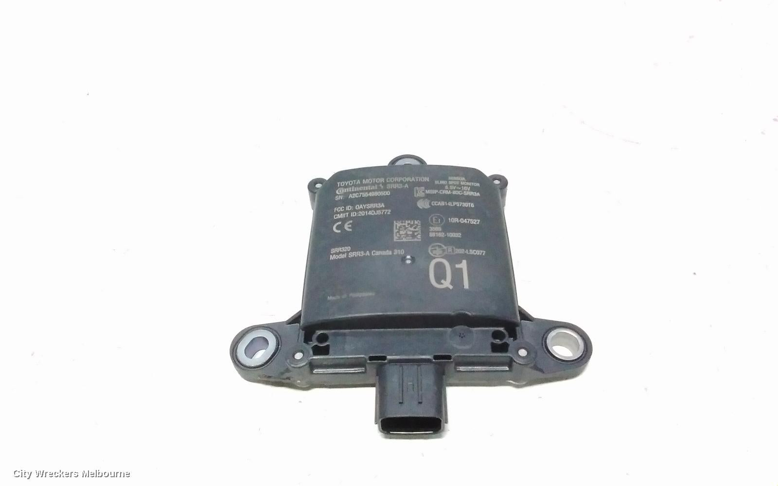 TOYOTA C-HR, GEN 1, 12/2016 - 09/2023, RHR BLIND SPOT MOUDLE: 116096 - Image 1