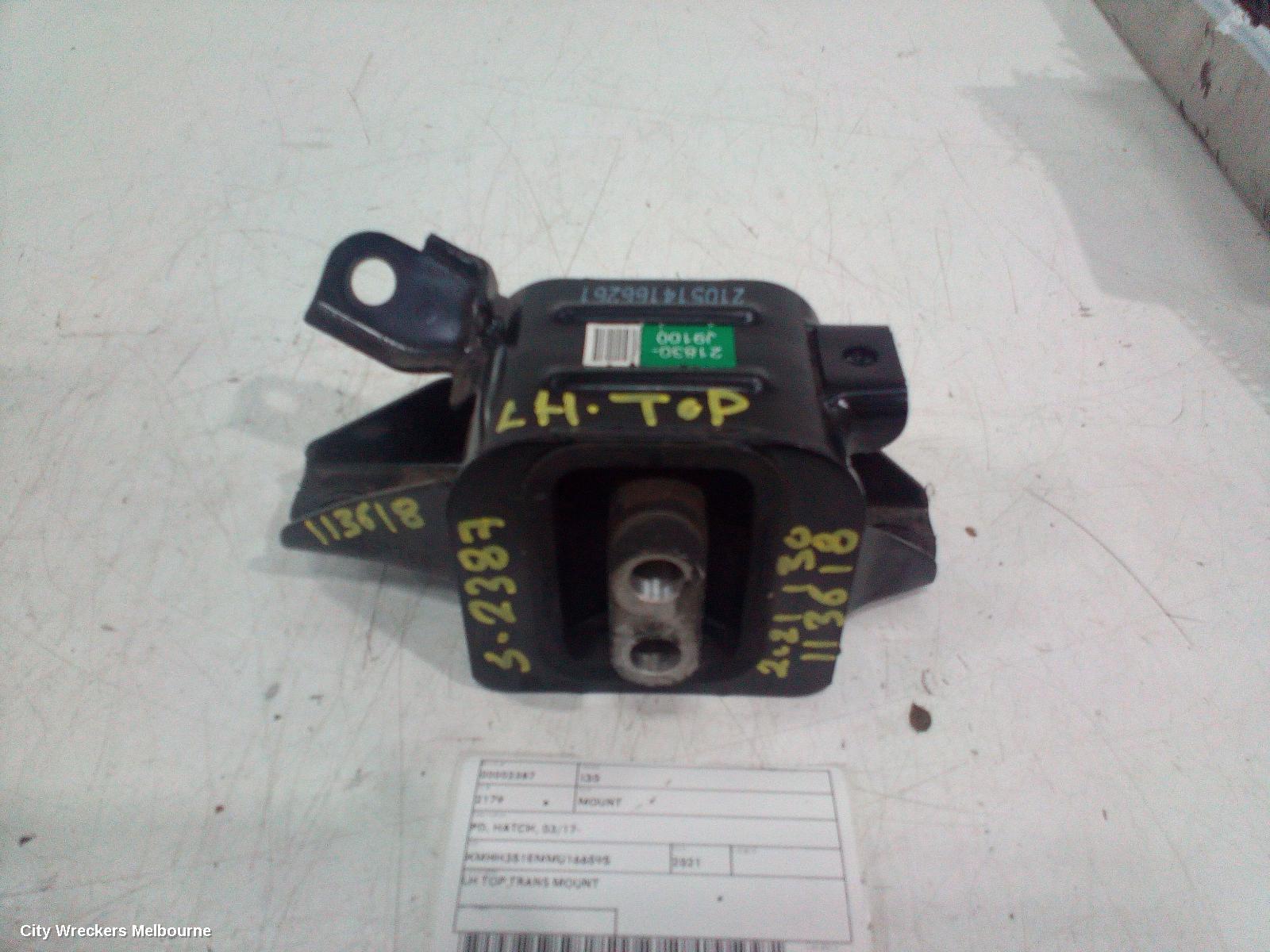 HYUNDAI I30 MOUNT, PD, HATCH, 03/2017 ONWARDS - Image 1