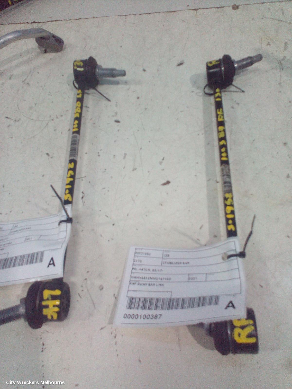 HYUNDAI I30 STABILISER BAR, PD, HATCH, 03/2017 ONWARDS - Image 2