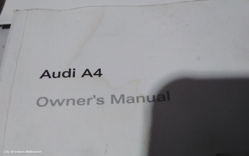 AUDI A4 OWNERS HANDBOOK, B8 8K, DIESEL, 02/2008 - 06/2012 - Image 2