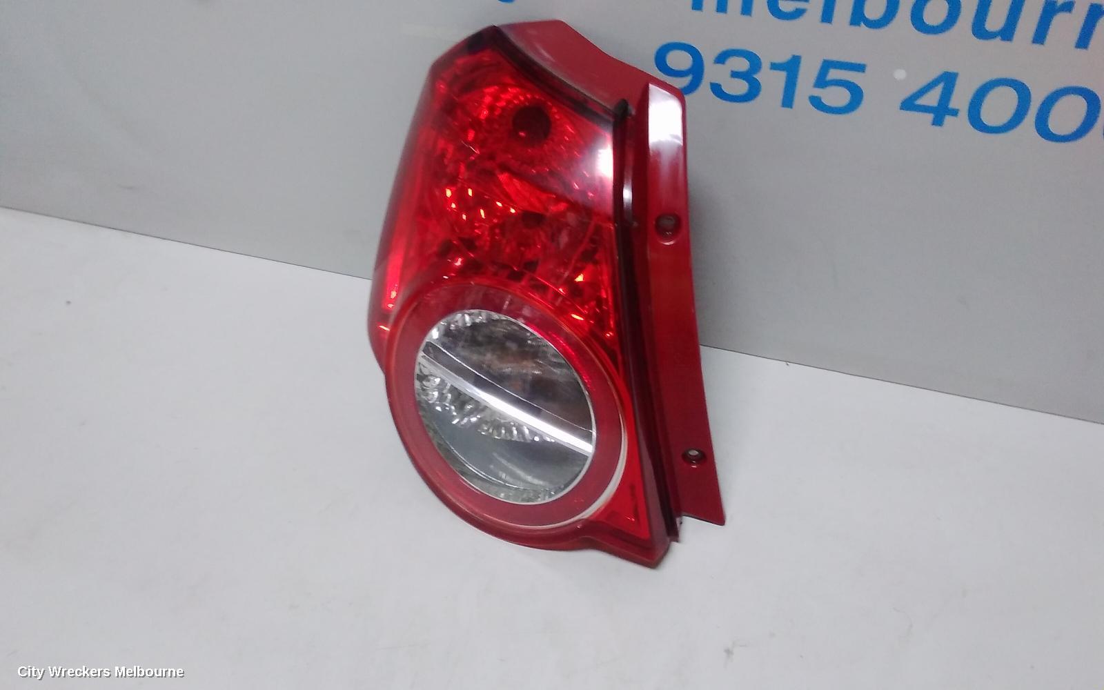 HOLDEN BARINA LEFT TAILLIGHT, TK, HATCH, 07/2008 - 12/2012 - Image 3