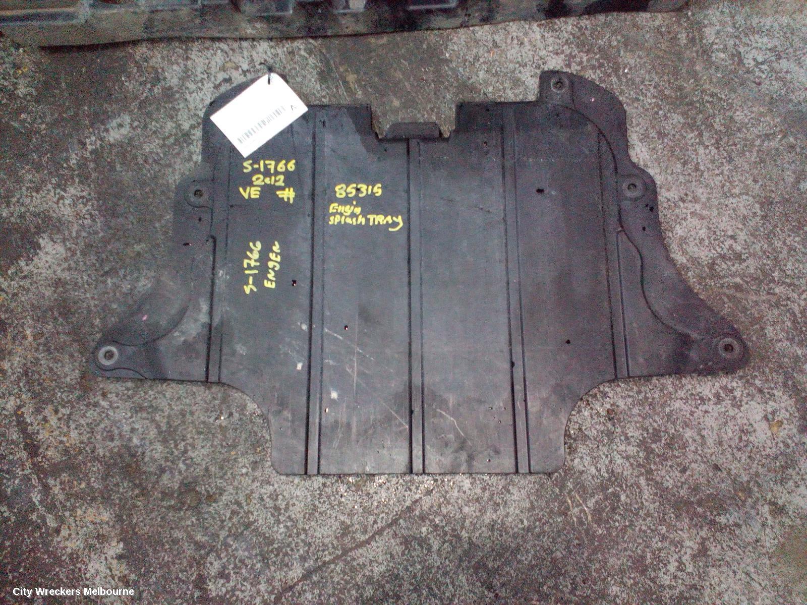 HOLDEN COMMODORE LOWER ENGINE SPLASH TRAY, VE, REAR ENGINE UNDERCOVER, 08/2006 - 05/2013 - Image 1