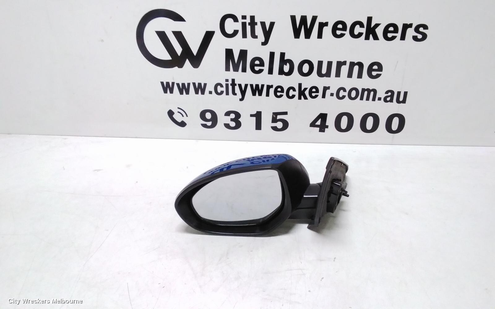 MAZDA 3 LEFT DOOR MIRROR, BL, NON POWER FOLD, NON INDICATOR TYPE, 04/2009 - 10/2013 - Image 1