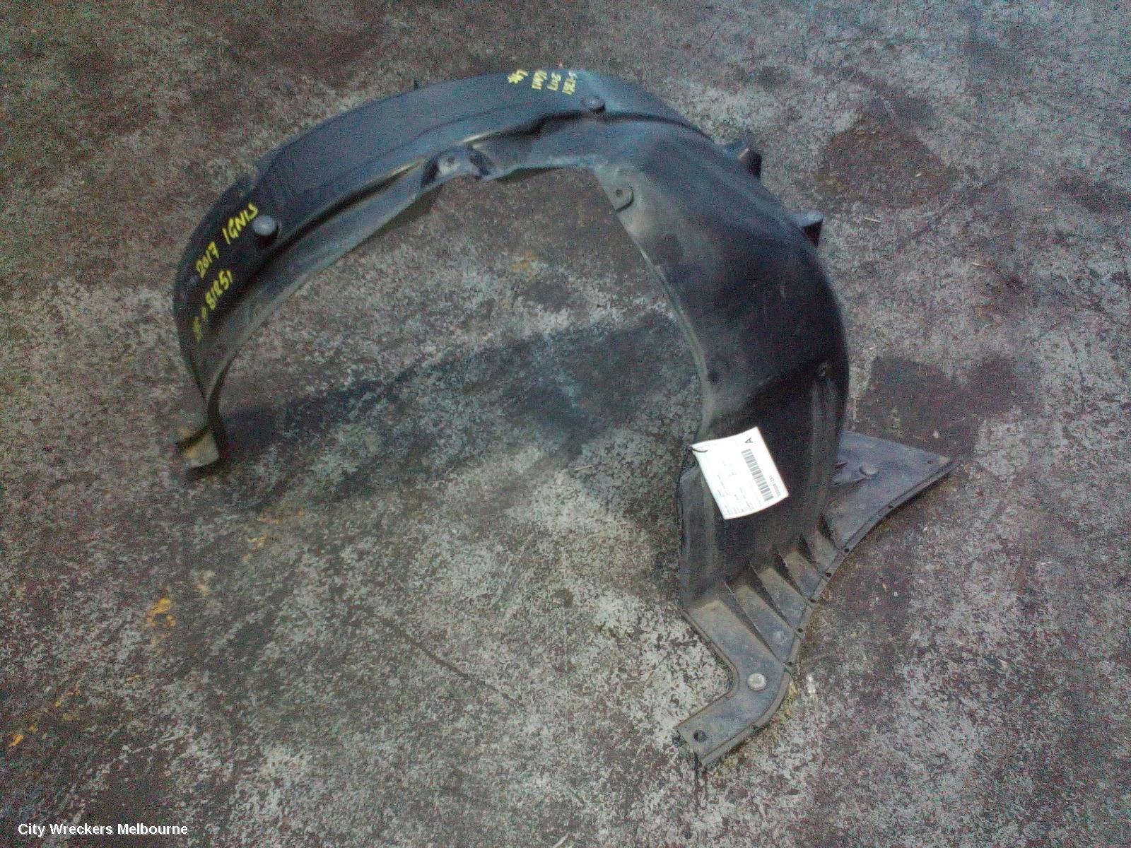 SUZUKI IGNIS LEFT GUARD LINER, MF, 11/2016 - 02/2020 - Image 1