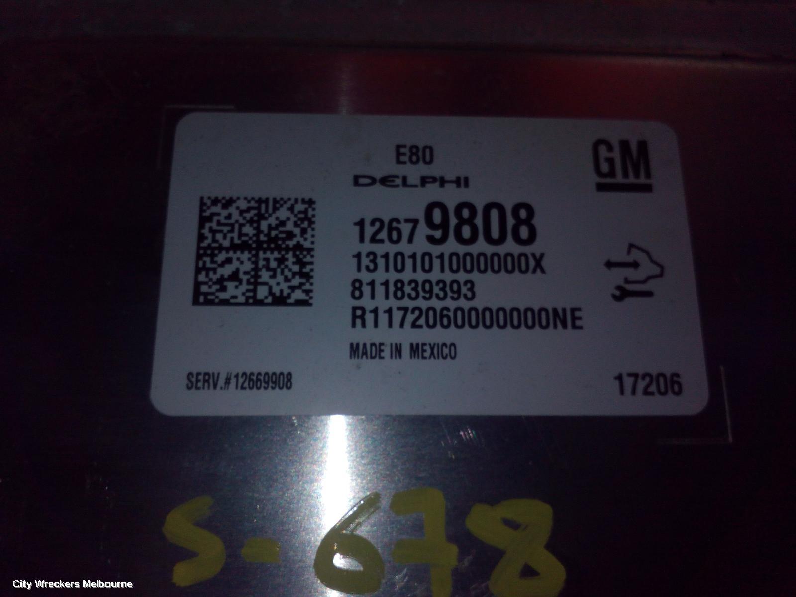 HOLDEN ASTRA ECU, BL, SEDAN, 05/2017 - 12/2020 - Image 1