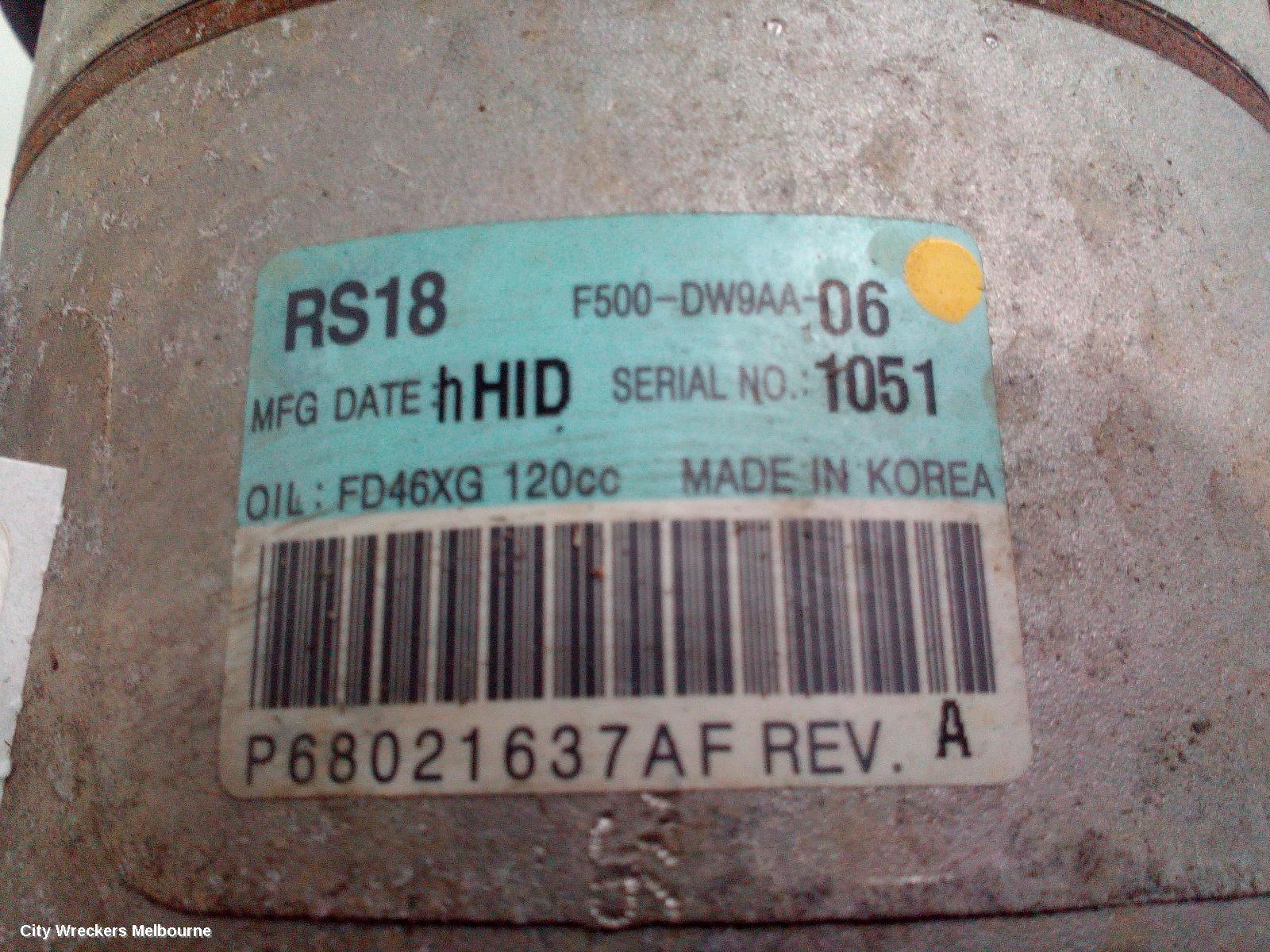 CHRYSLER 300C A/C COMPRESSOR, LX, 3.6, PETROL, HALLA BRAND, 05/2012 - 12/2014 - Image 2