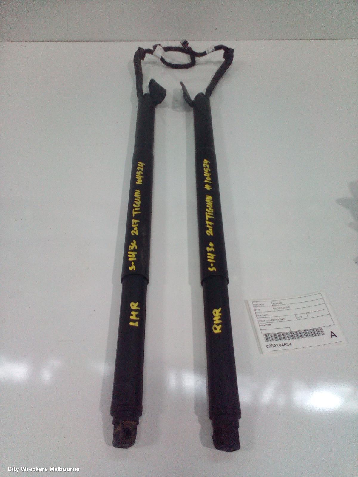 VOLKSWAGEN TIGUAN HATCH STRUT, TAILGATE STRUT (PAIR), POWER LIFT TYPE, 5NA, 06/2016 ONWARDS - Image 2