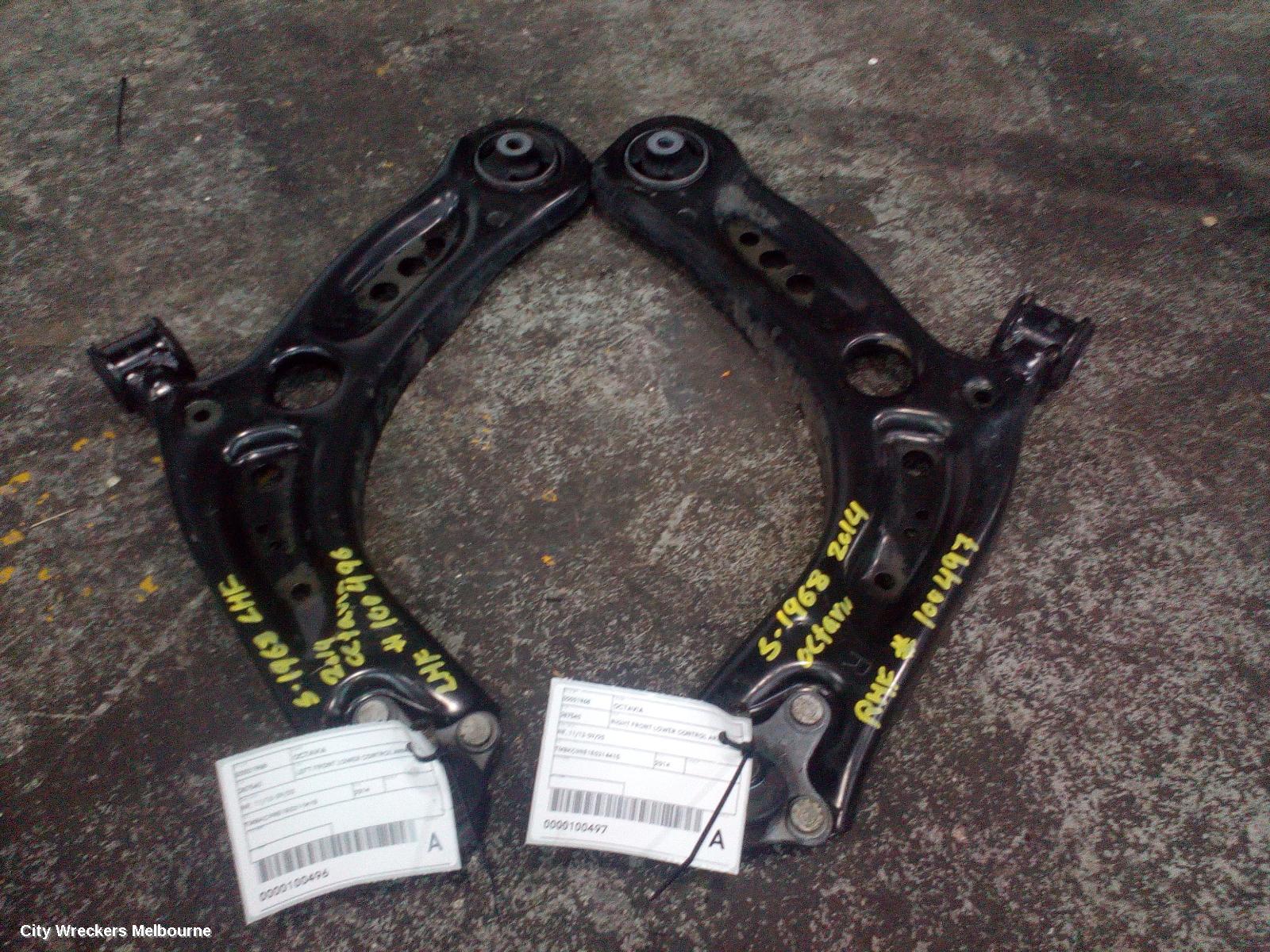 SKODA OCTAVIA RIGHT FRONT LOWER CONTROL ARM, NE, 11/2013 - 09/2020 - Image 2