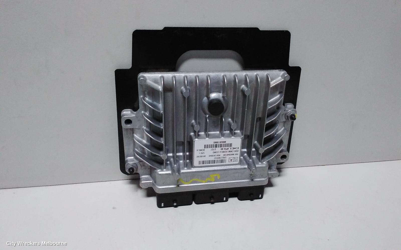 PEUGEOT 307 ECU, ENGINE ECU, 2.0, DIESEL, MANUAL T/M, ECU ONLY, T6, 10/2006 - 12/2009 - Image 2