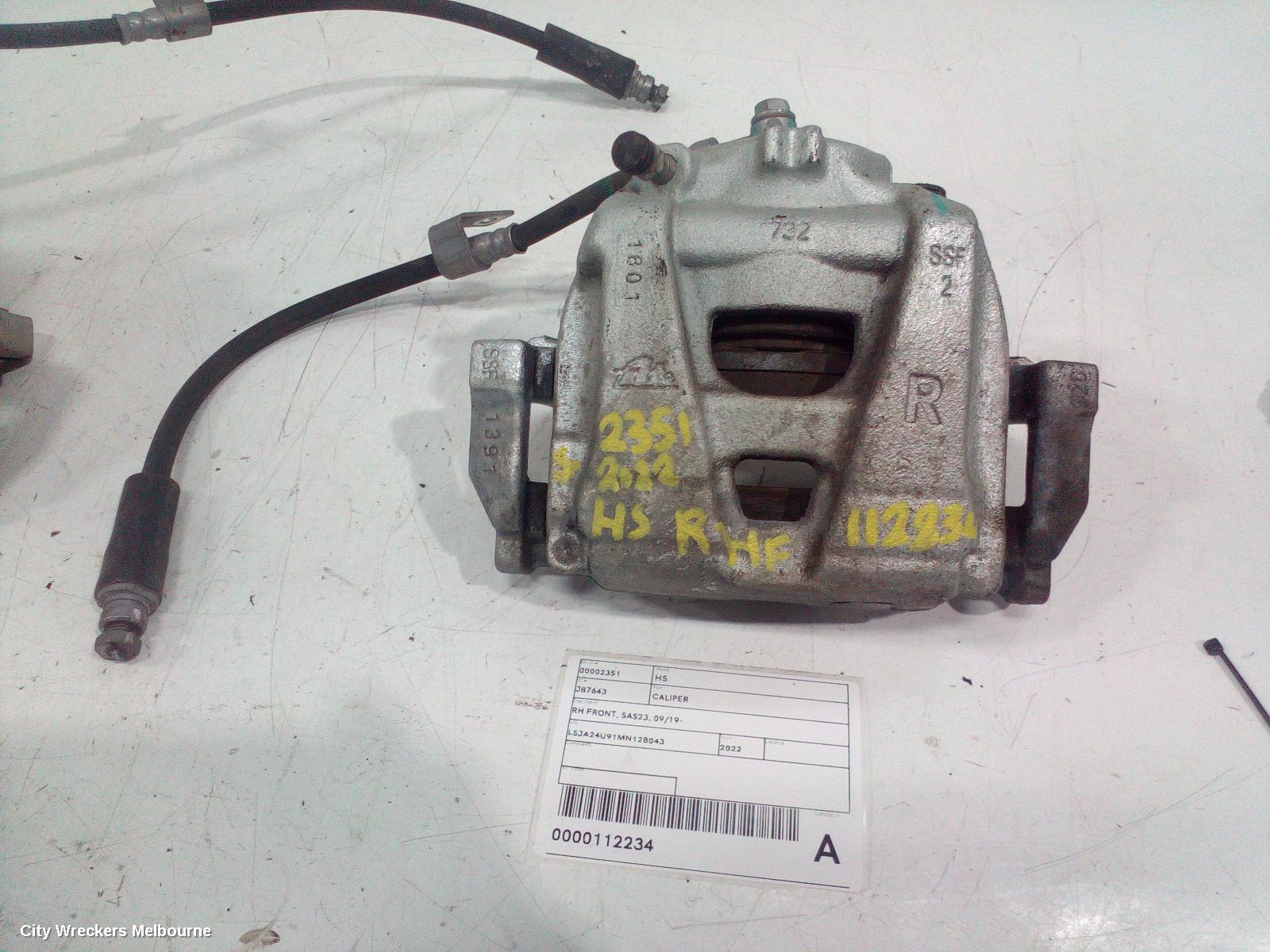 MG HS CALIPER, RH FRONT, SAS23, 09/2019 ONWARDS - Image 2