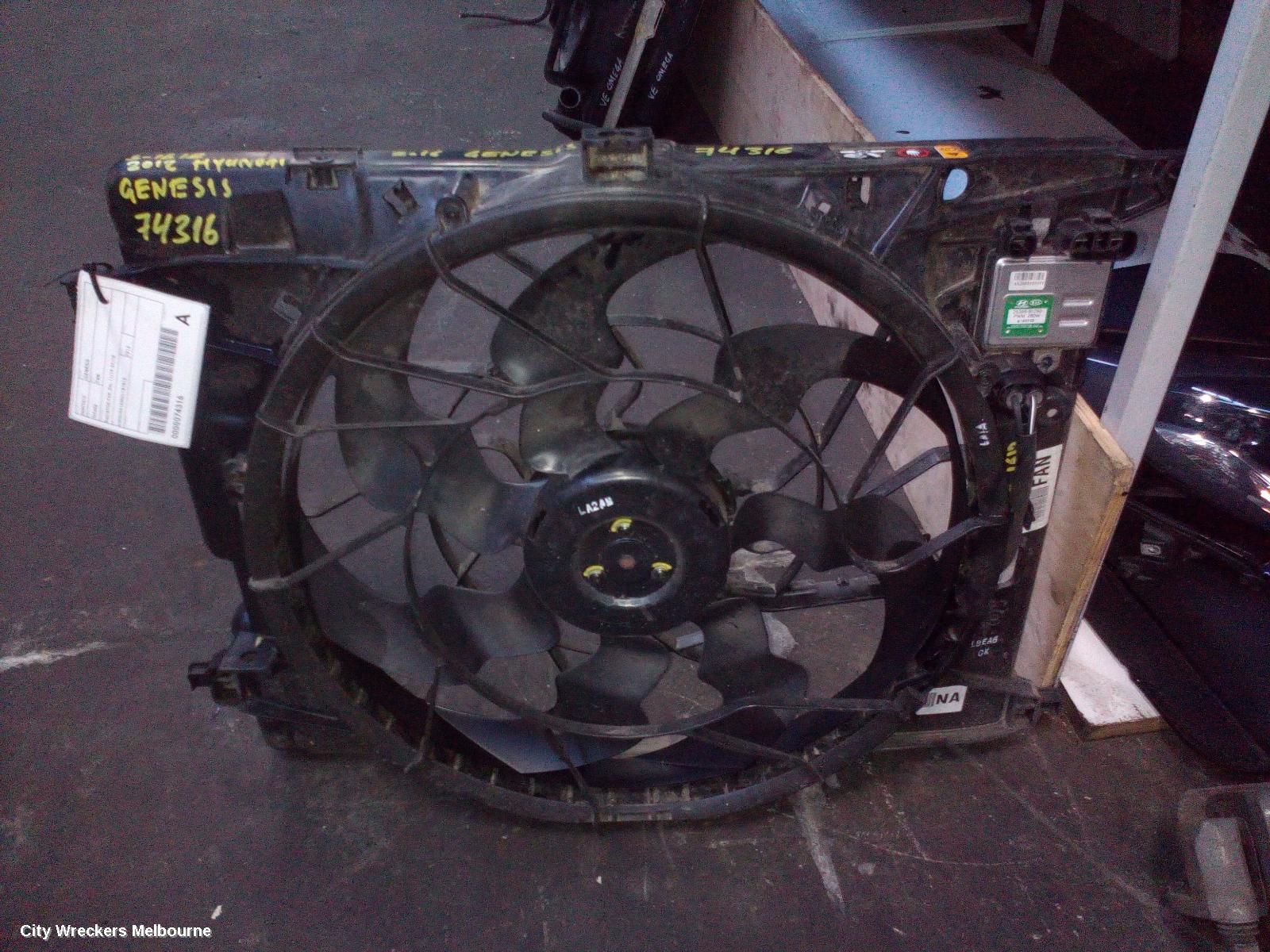 HYUNDAI GENESIS FAN, RADIATOR FAN, DH, 11/2014 - 01/2018 - Image 2
