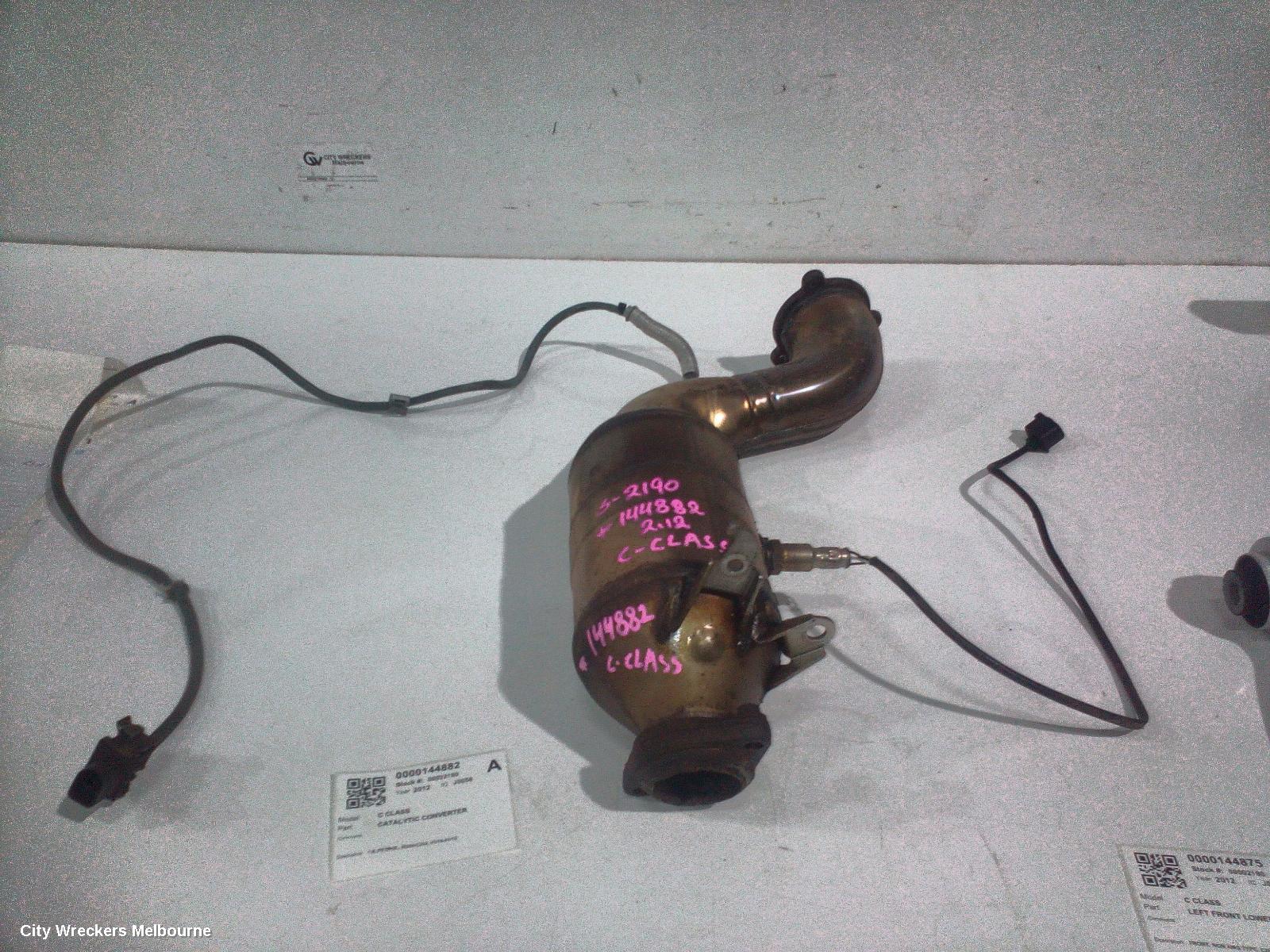 MERCEDES C CLASS CATALYTIC CONVERTER, 1.8, PETROL, W204/C204, 01/2010 - 01/2015 - Image 1