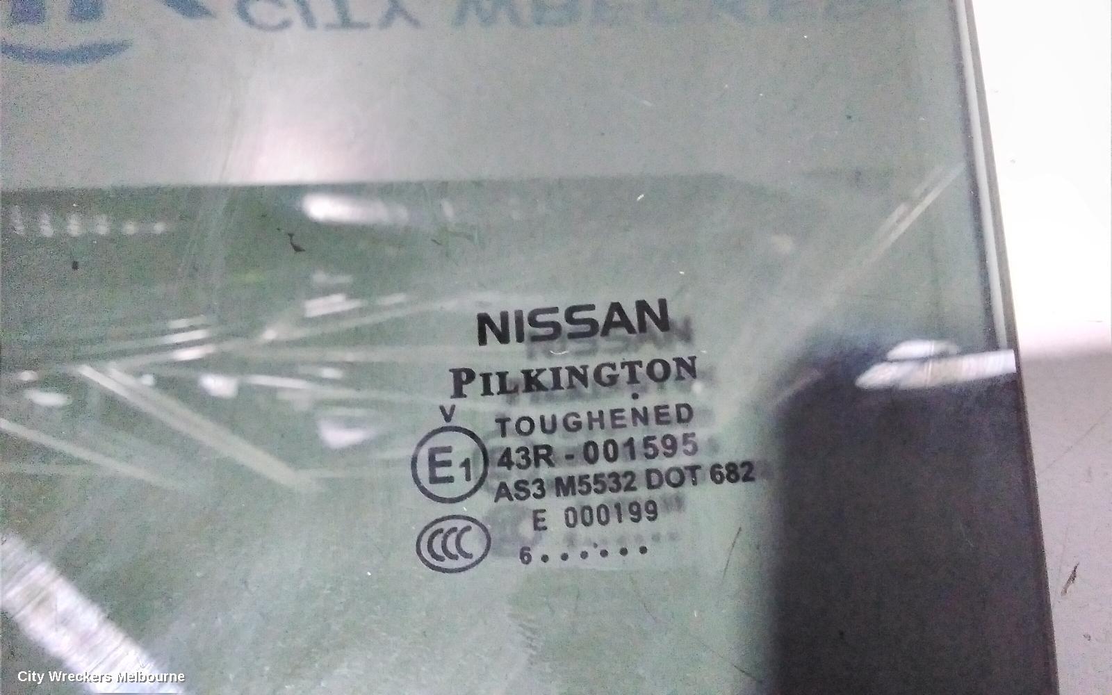 NISSAN QASHQAI LEFT REAR DOOR WINDOW, J11, STANDARD TYPE, 06/2014 - 07/2021 - Image 2