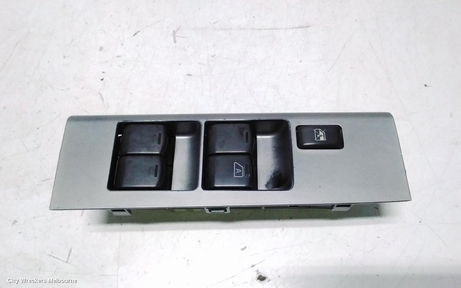 NISSAN NAVARA PWR DR WIND SWITCH, D40, RH FRONT (MASTER SWITCH), 4DR TYPE, SINGLE PLUG, NON CENTRAL LOCKING TYPE, 09/2005 - 08/2015 - Image 1