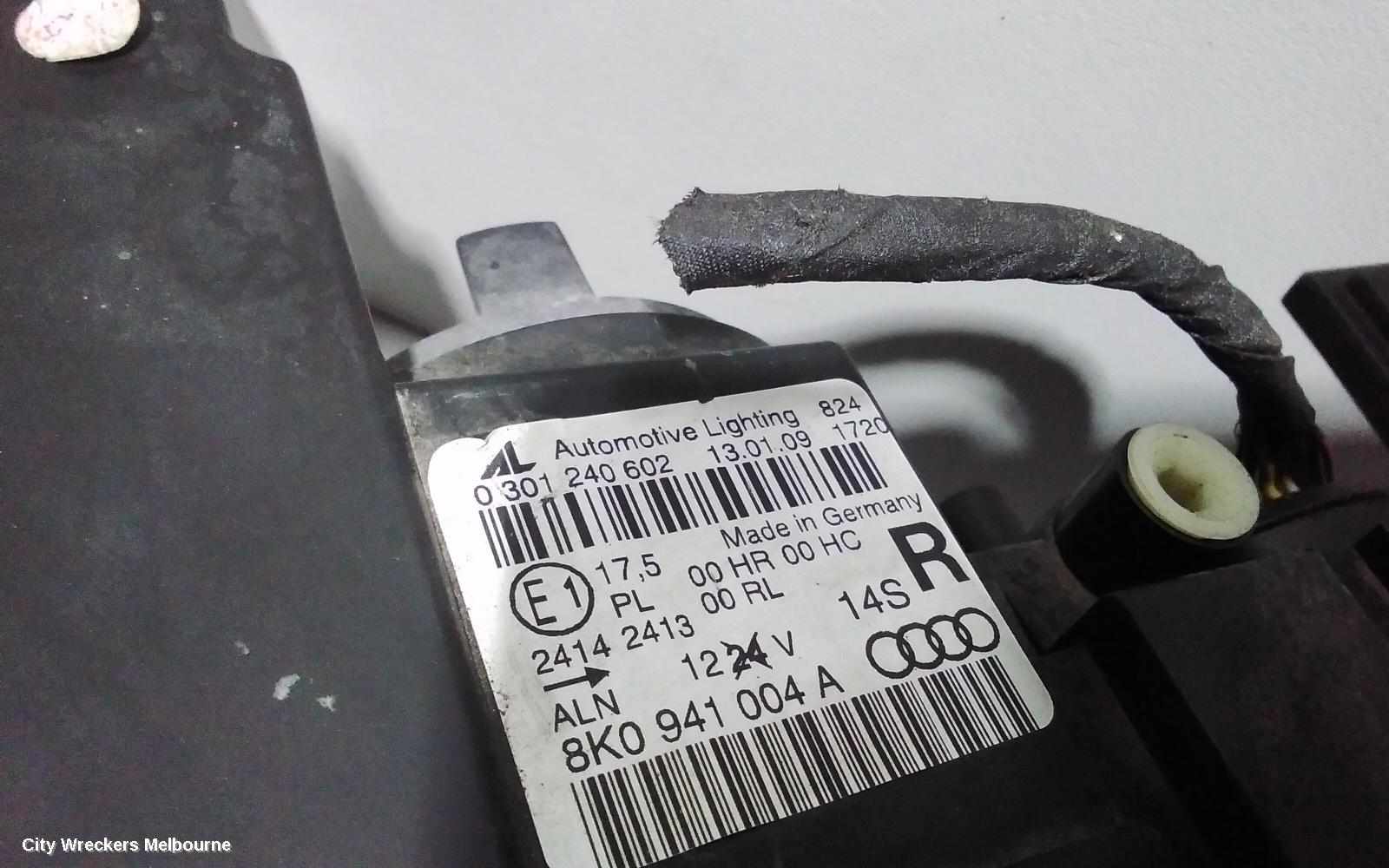 AUDI A4 RIGHT HEADLAMP, B8 8K, HALOGEN TYPE, 02/2008 - 06/2012 - Image 3