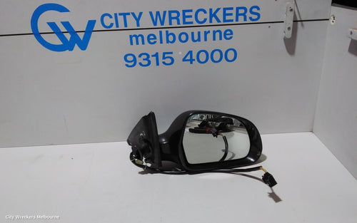 AUDI A4 RIGHT DOOR MIRROR, B8 8K, A4, MANUAL FOLD, NO LANE CHANGE ASSIST TYPE, 1 PLUG (6 WIRE), 02/2008 - 05/2009 - Image 1