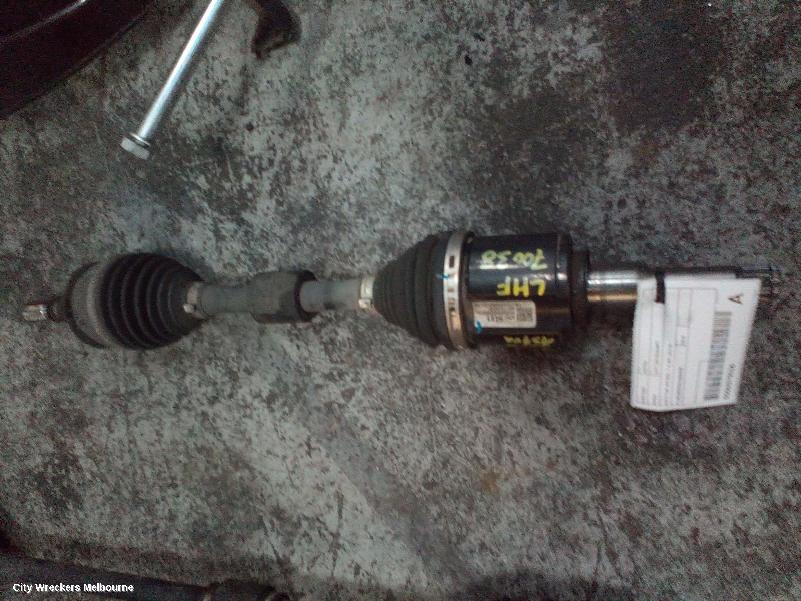 HOLDEN ASTRA LEFT DRIVESHAFT, AUTO T/M, PETROL, 1.4, BK, 09/2016 ONWARDS - Image 2