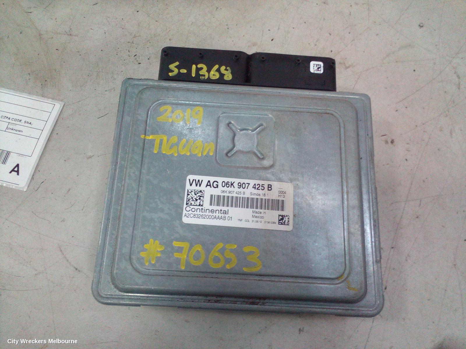 VOLKSWAGEN TIGUAN ECU, ENGINE ECU, PETROL, 2.0, TURBO, ECU ONLY, CXDA CODE, 5NA, 06/2016 - 02/2024 - Image 2