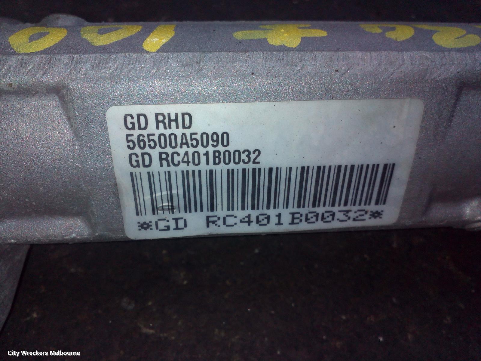 HYUNDAI I30 STEERING BOX/RACK, GD, 5DR HATCH, 03/2012 - 12/2014 - Image 3