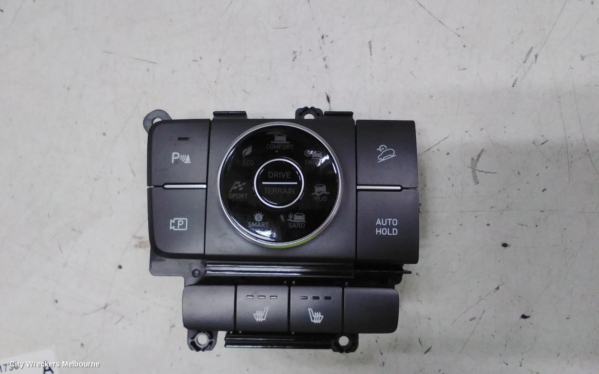 HYUNDAI SANTA FE COMBINATION SWITCH, DRIVE/TERRAIN MODE SWITCH, W/ PARK ASSIST, PARKING CAMERA, HILL DECENT, AUTO HOLD, RH SEAT HEATER & LH SEAT HEATER TYPE, TM, 03/2018 - 10/2023 - Image 3
